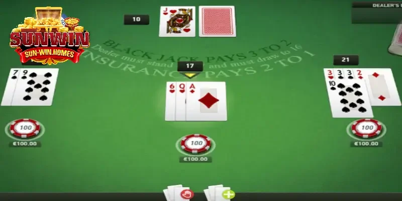 Blackjack SUNWIN có luật chơi đơn giản