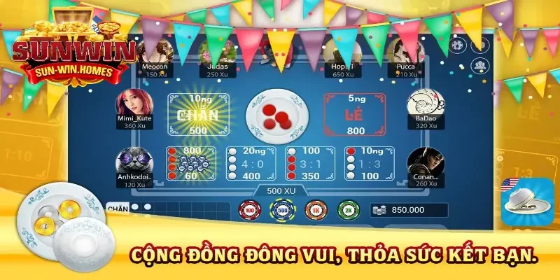 Trải nghiệm game xóc đĩa SUNWIN mọi lúc mọi nơi với phiên bản trực tuyến